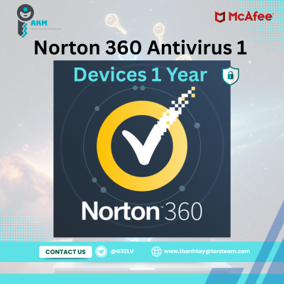 Norton 360 Antivirus 1 Devices 1 Year