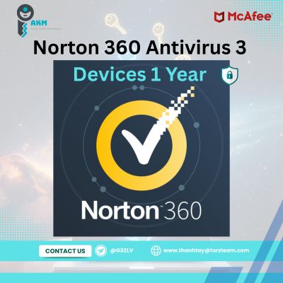 Norton 360 Antivirus 3 Devices 1 Year
